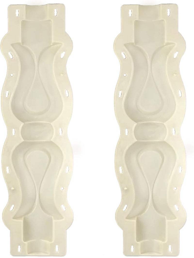 EAIVENY Prefabricated ABS Balcony Mold,Concrete Balustrade Mold Concrete Formwork for Outdoor Construction, DIY Home Improvement, Easy Installation and Reusable Design (Style 11) - Image 4